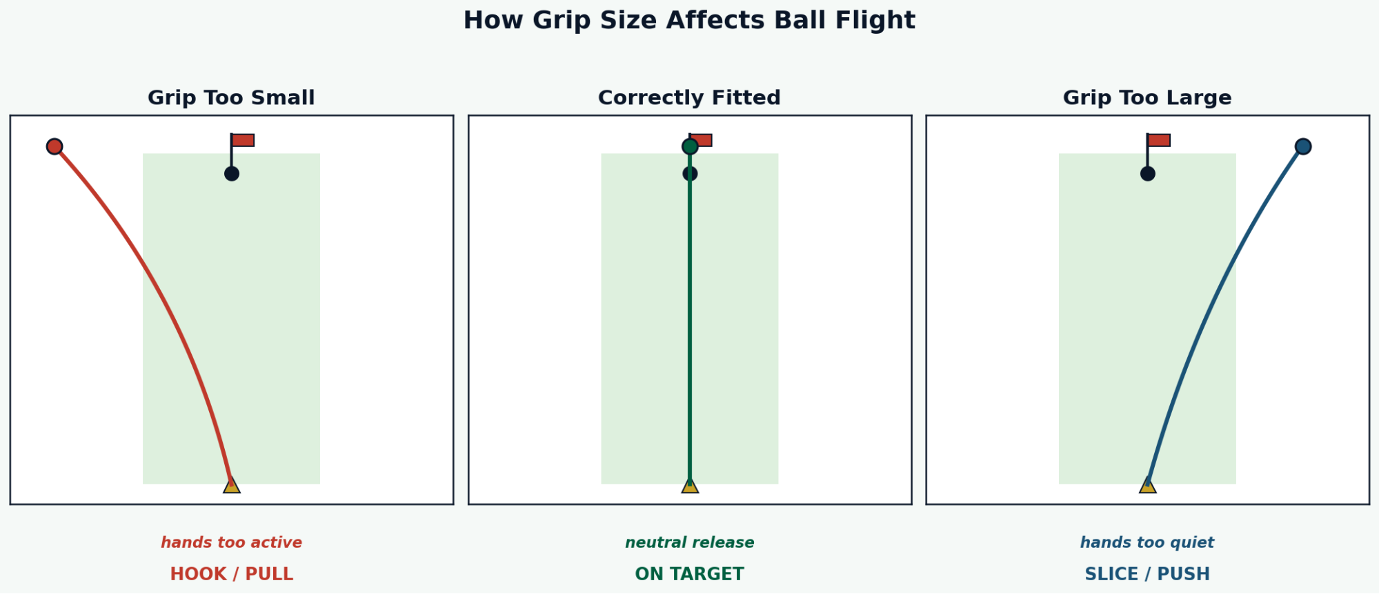 How Grip Size Affects Ball Flight