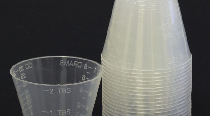 Mitchell Golf Epoxy Mixing Cups (Ounces, Tablespoons, Milliliters)